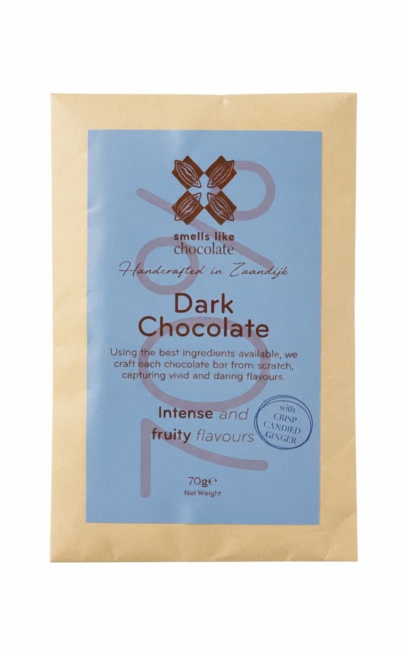 Dark Crisp Candied Ginger 70 %