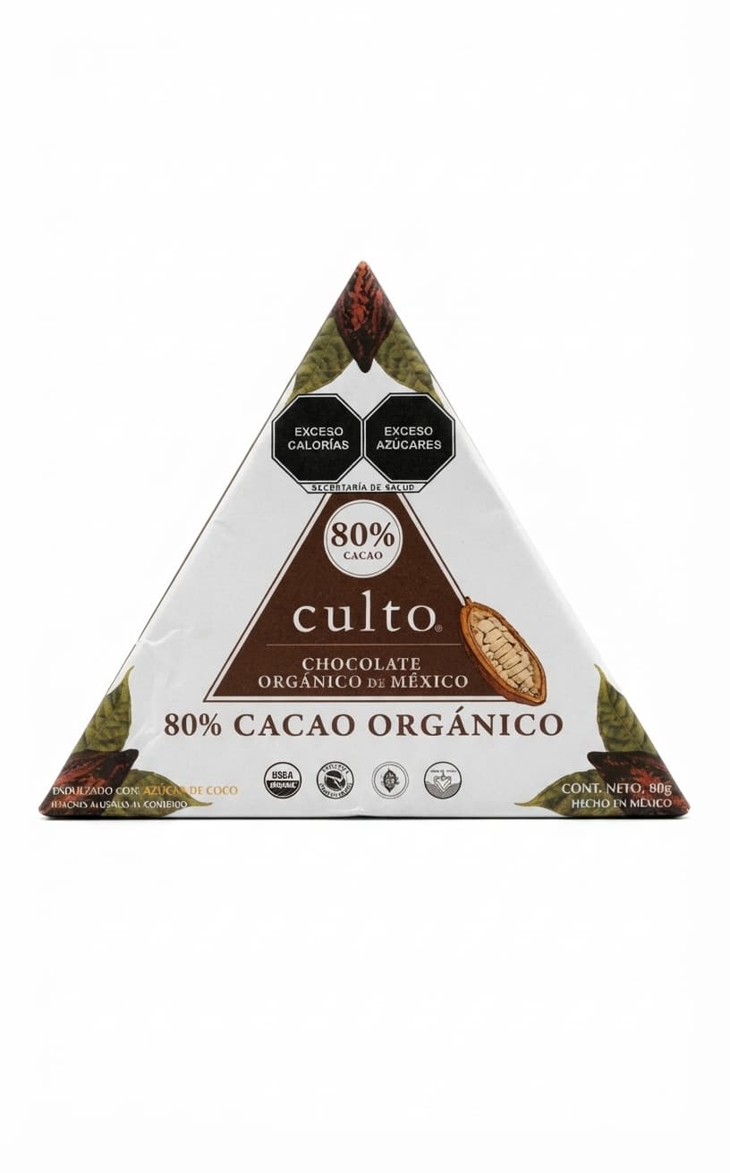 culto. 80% cacao 80 %
