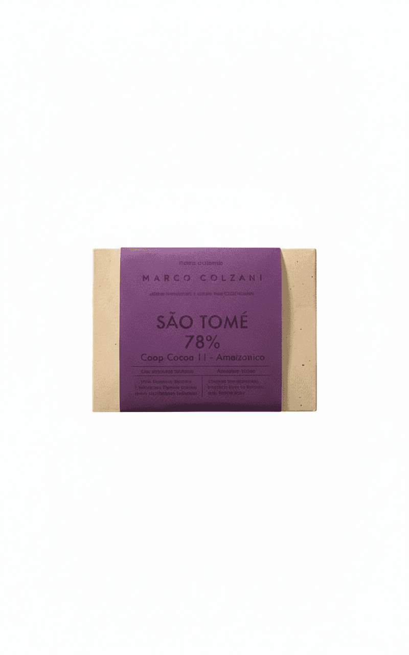 São Tomé 78% 78% dark bar packaging by undefined