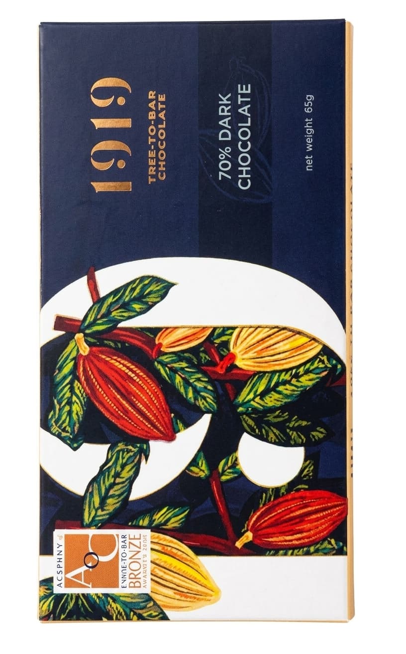 70% Dark 70% dark bar packaging by 1919