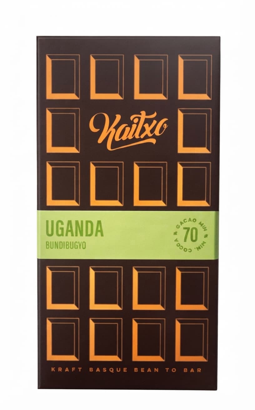 Uganda 70% 70% dark bar packaging by Kaitxo