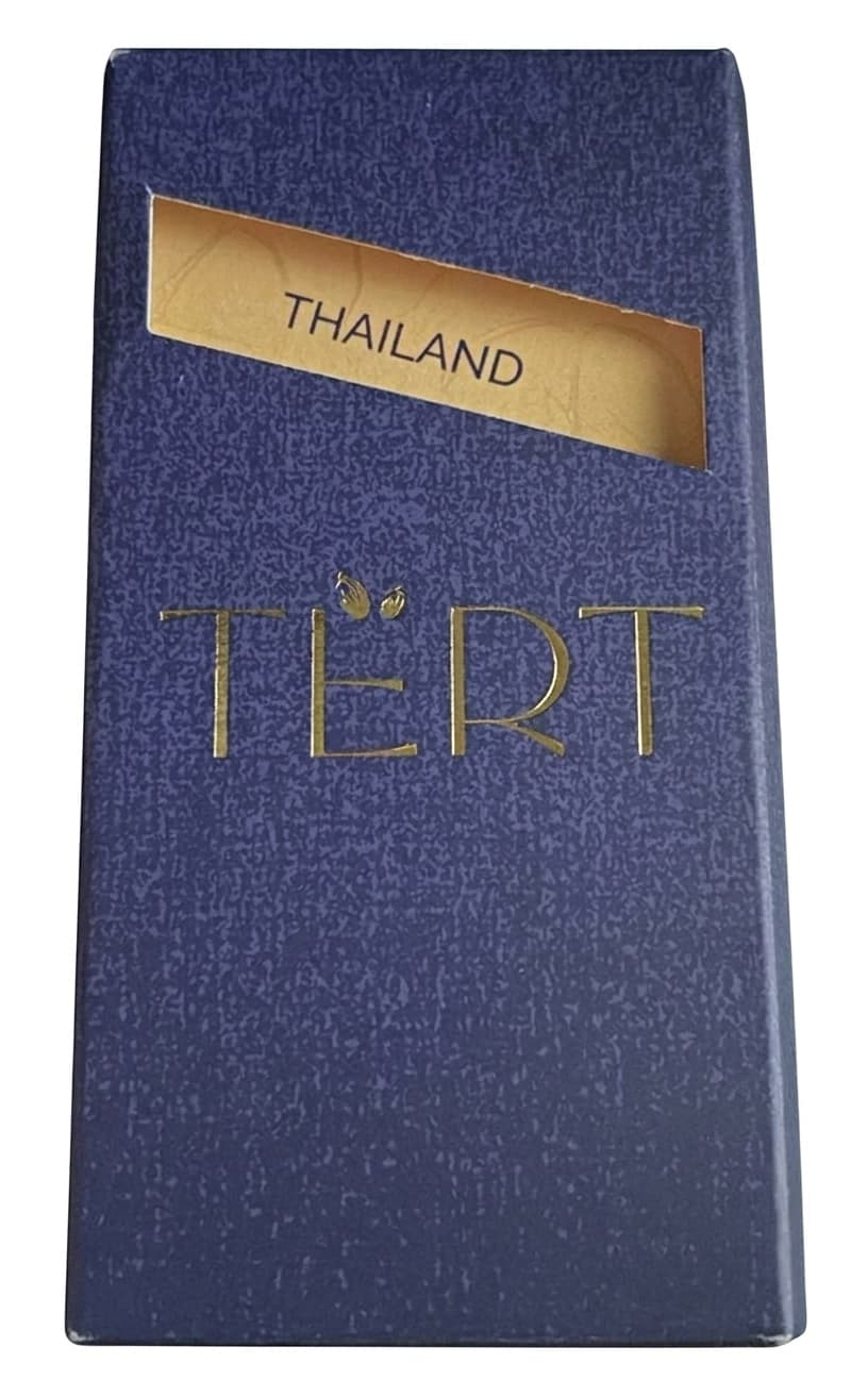 Thailand 70% dark bar packaging by Tërt
