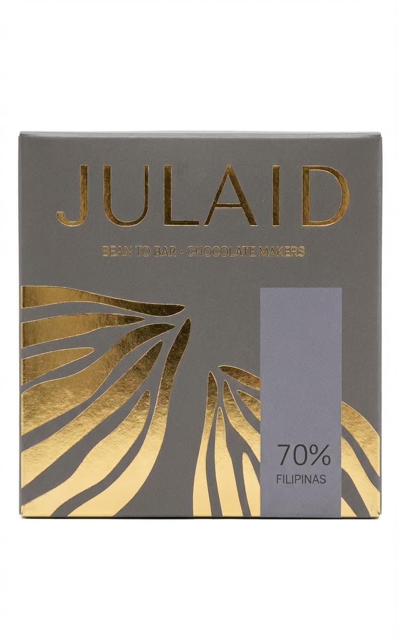 Filipinas 70% 70% dark bar packaging by JULAID