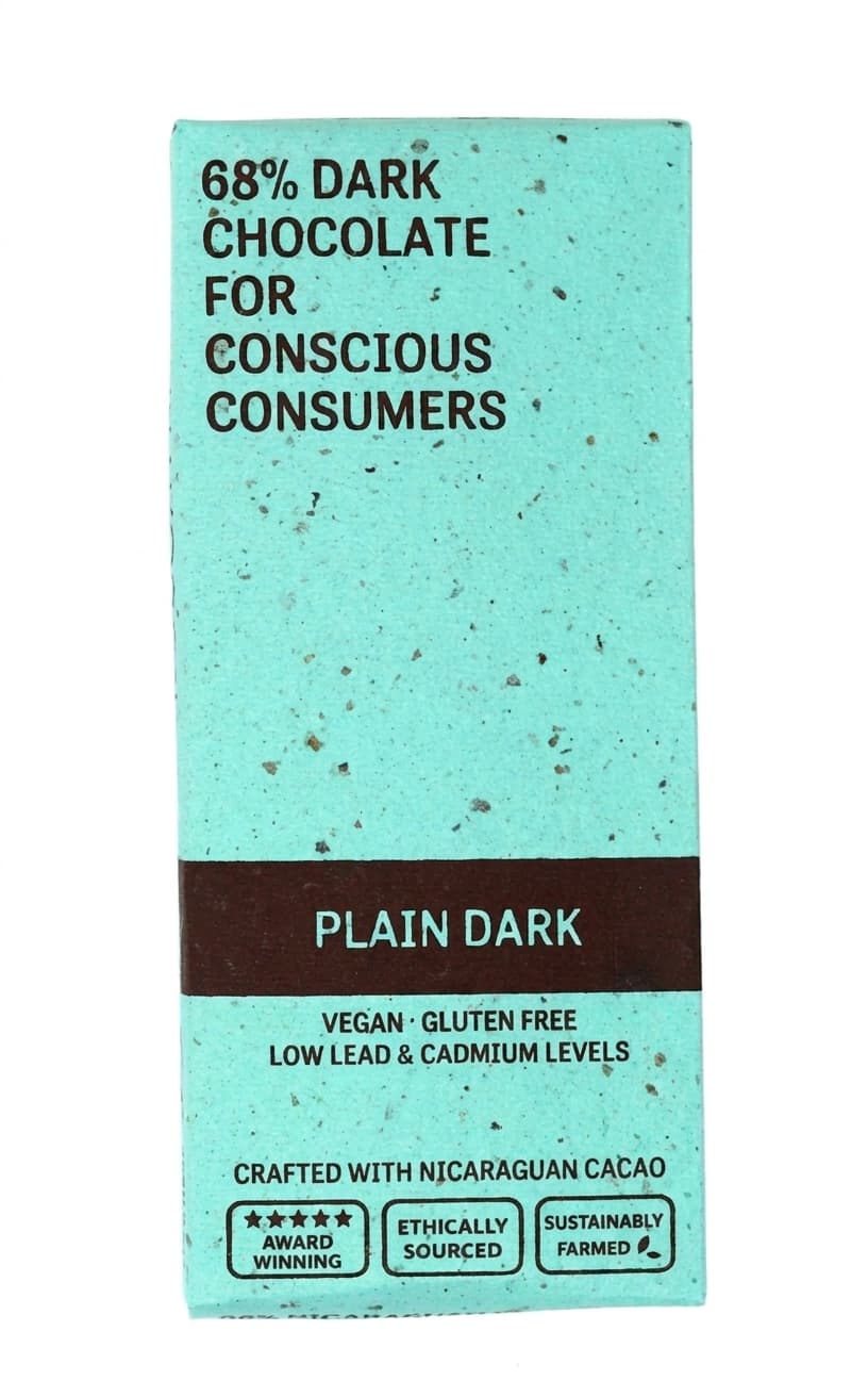 Nicaragua Plain Dark 68% 68% dark bar packaging by Kocoatrait