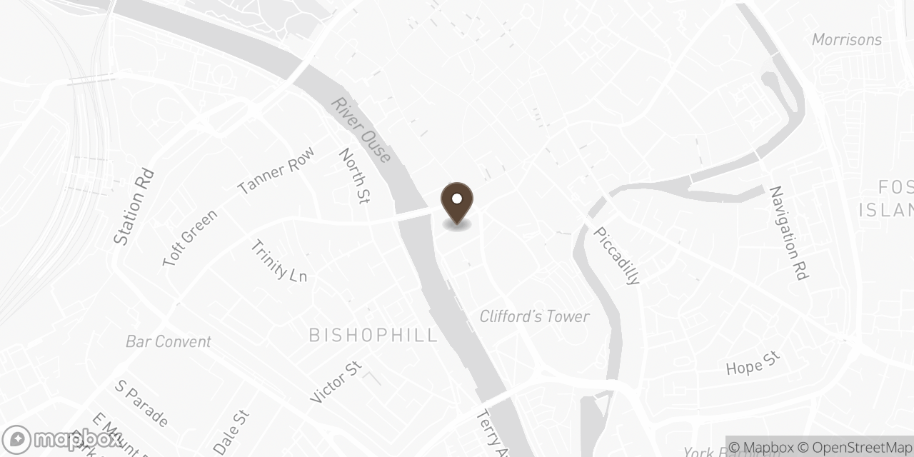 Map of York Cocoa Works location