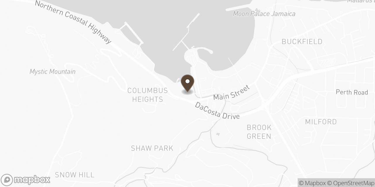 Map of Pure Chocolate Jamaica location