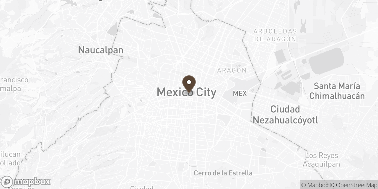Map of Códice Cacao location