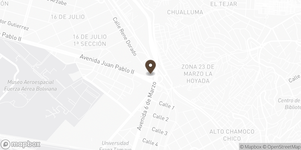 Map of El Ceibo location
