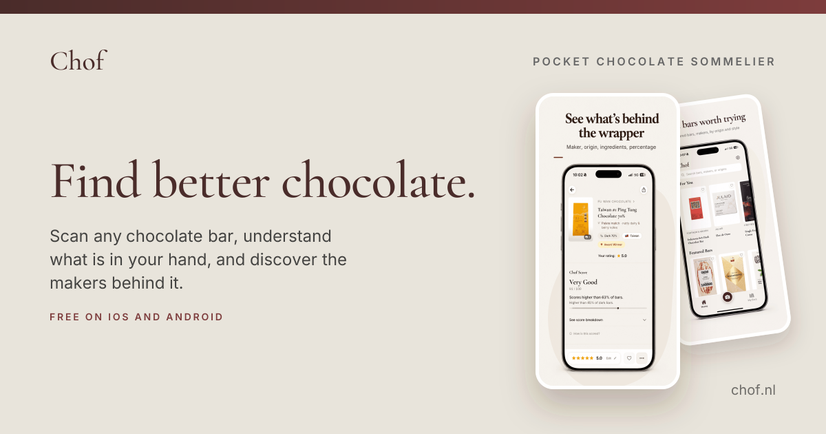 Chof: Chocolate Bar Scanner & Rating App